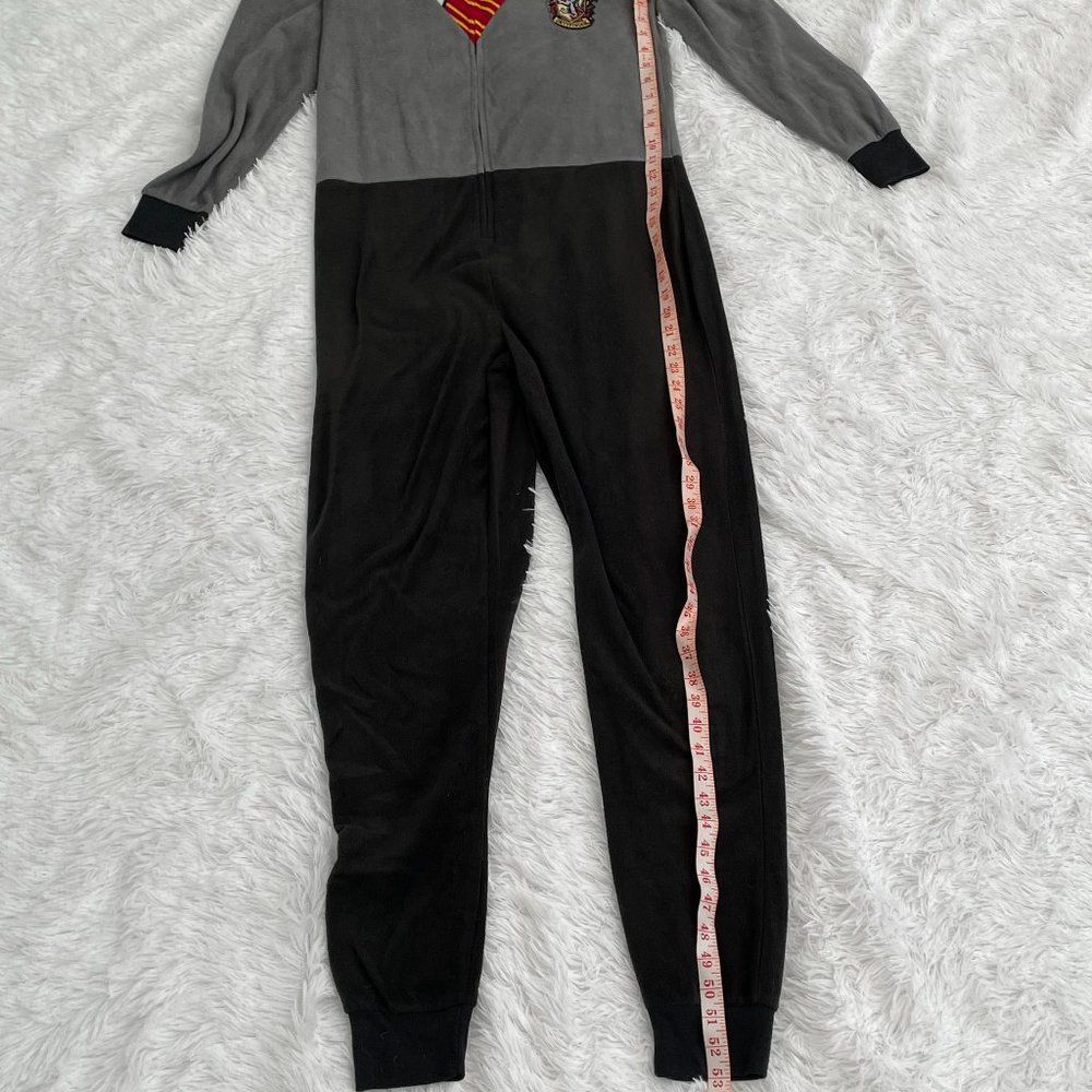 Unisex Harry Potter Fleece Costume Outfit in Gray and Black Size Small (4/6) - Picture 5 of 10